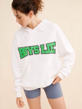 Boys Lie Don’t Fumble Racer Hoodie XS